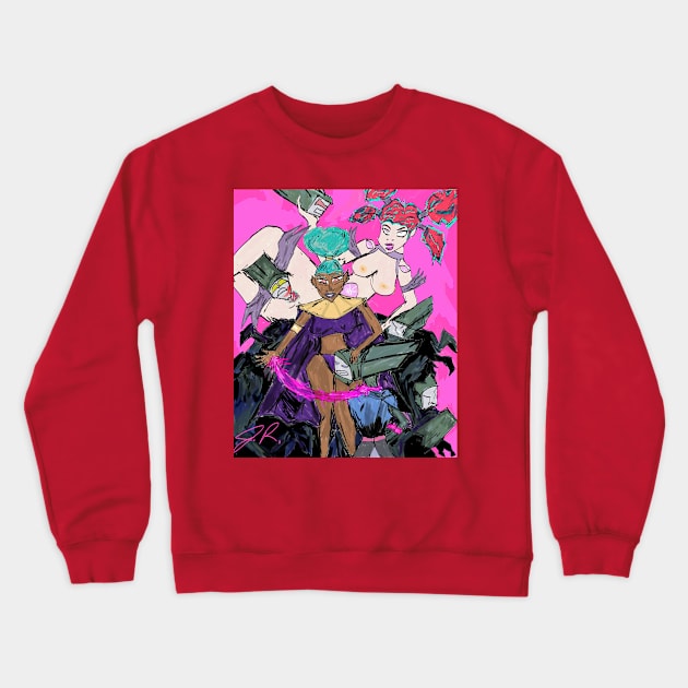 404 Crewneck Sweatshirt by Jano Ryusaru